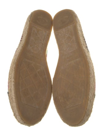 Chanel Interlocking CC Logo Canvas Espadrilles