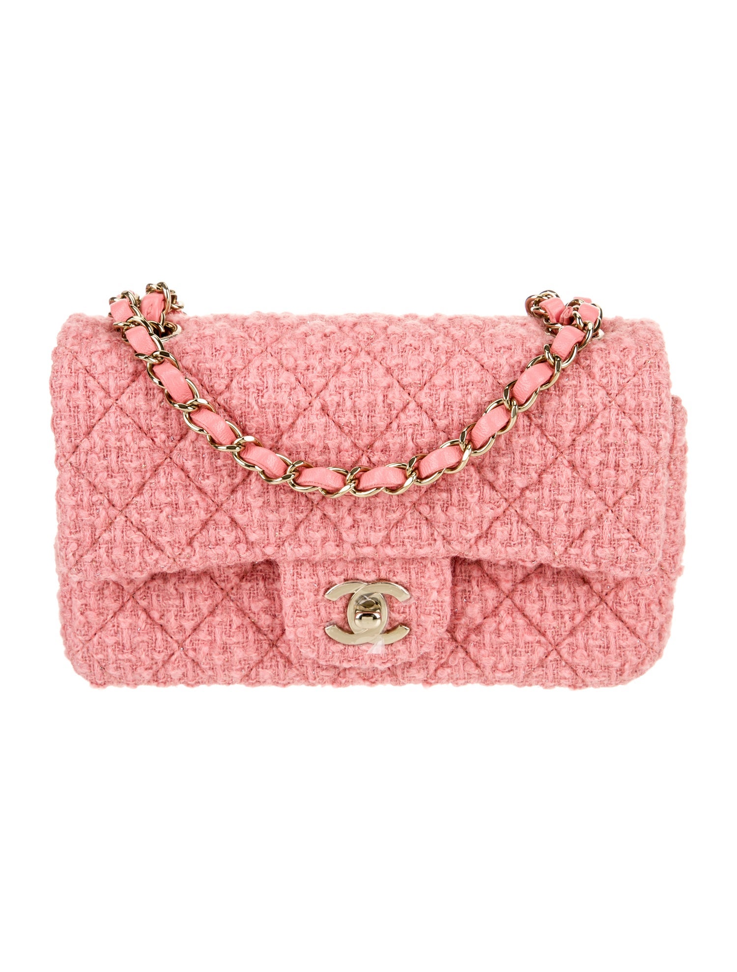 Chanel Classic Tweed Rectangular Mini Flap Bag