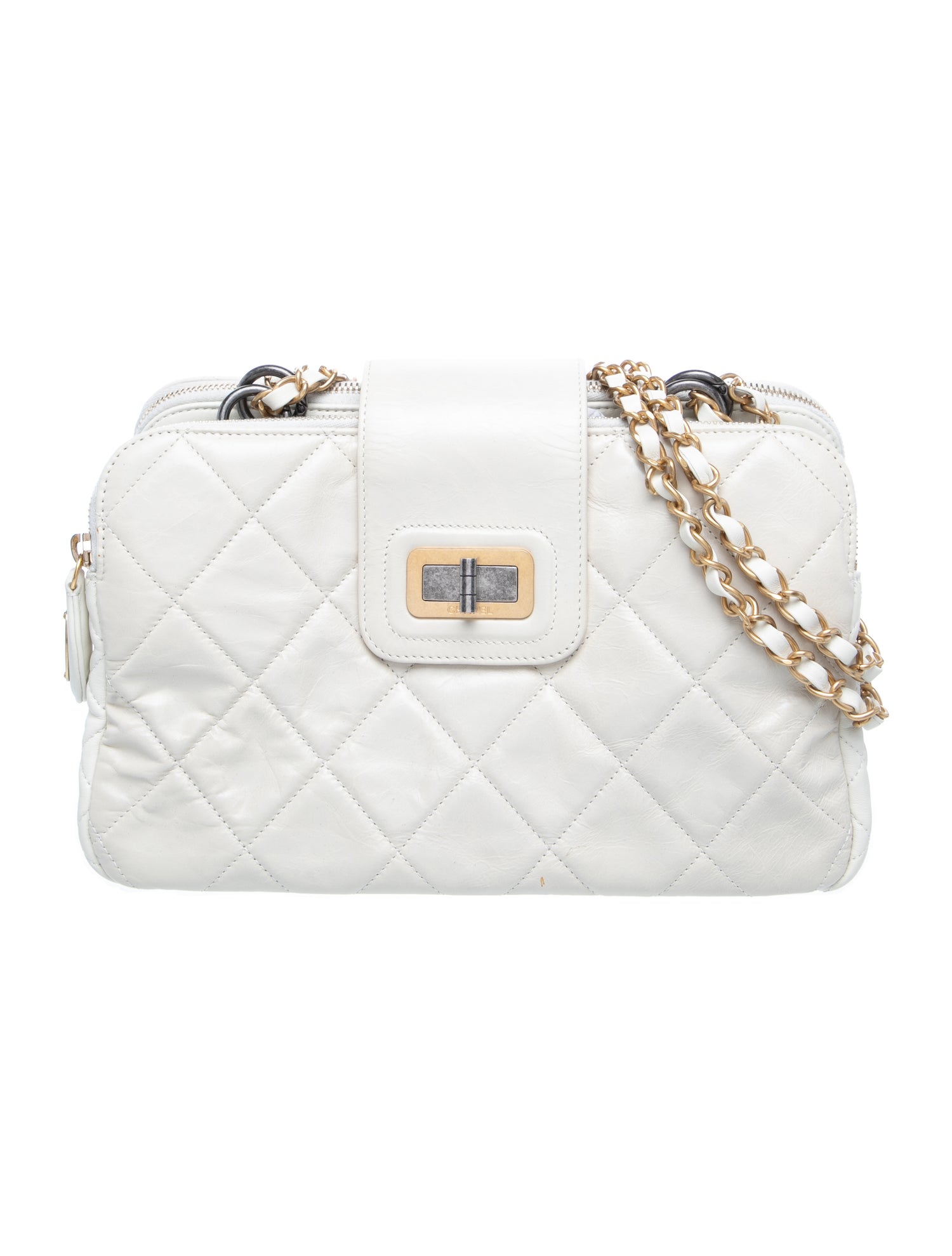 Chanel Mademoiselle Triple Zip Shoulder Bag