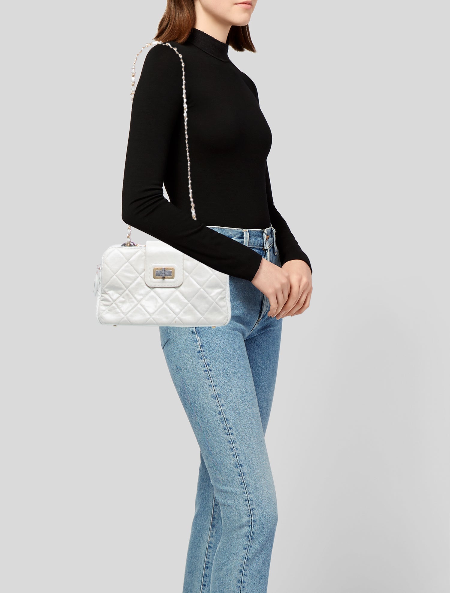 Chanel Mademoiselle Triple Zip Shoulder Bag