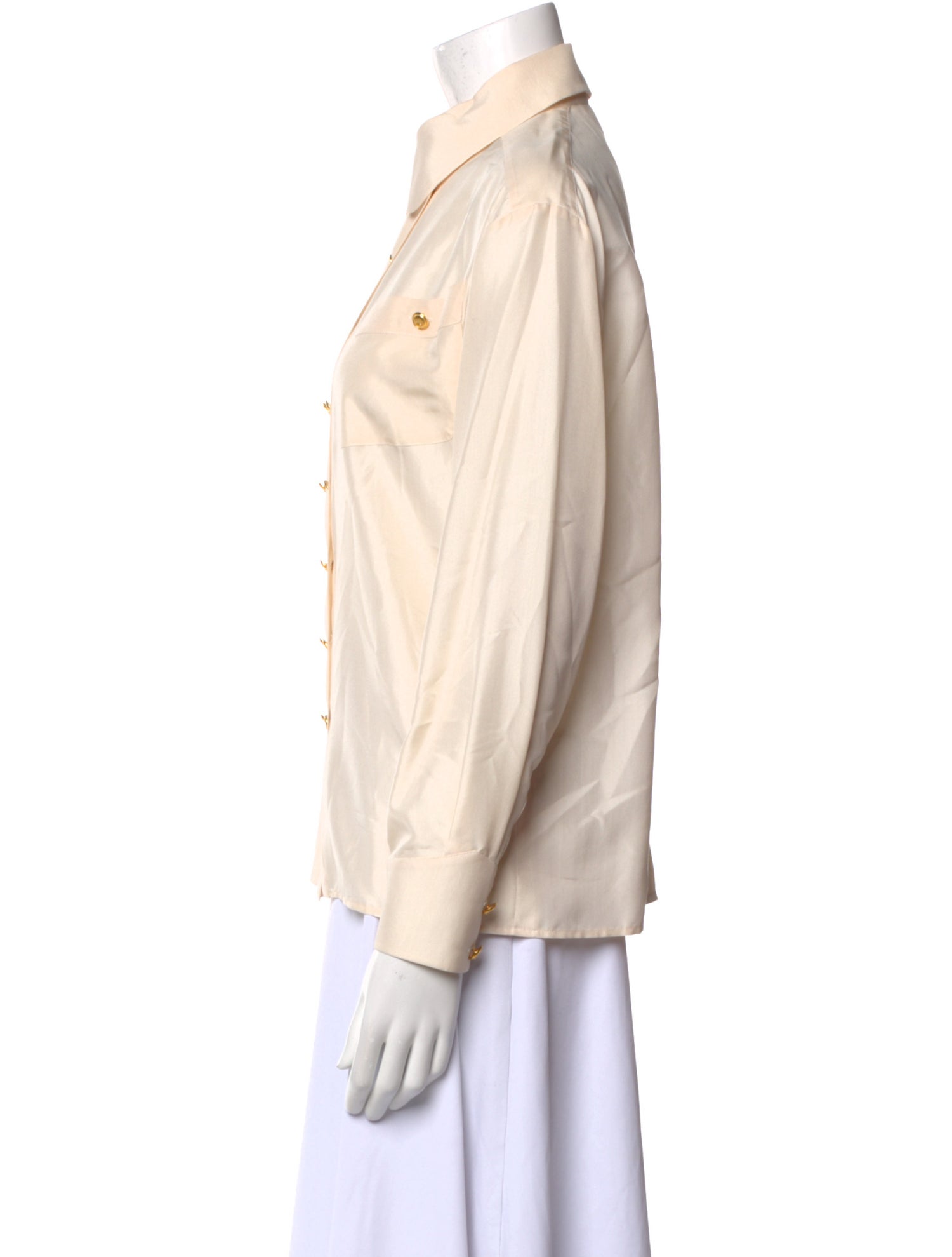 Chanel Vintage 1989 Button-Up Top