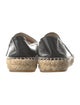 Chanel Interlocking CC Logo Lambskin Espadrilles