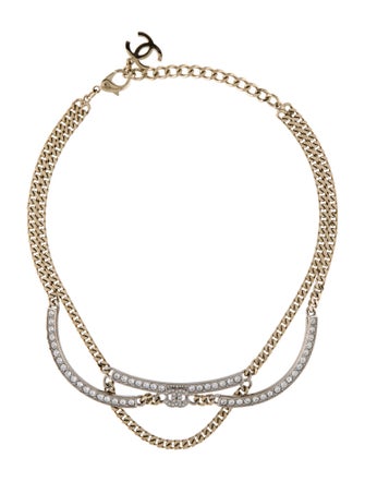 Chanel Strass CC Collar Necklace