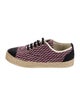 Chanel Interlocking CC Logo Tweed Sneakers