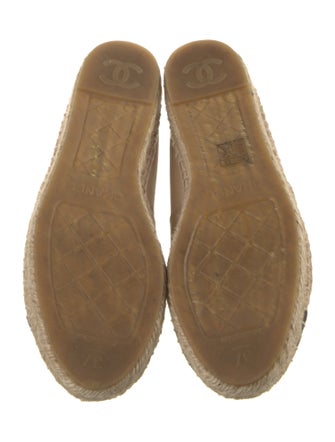 Chanel 2015 Interlocking CC Logo Espadrilles