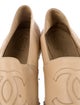 Chanel Interlocking CC Logo Lambskin Espadrilles