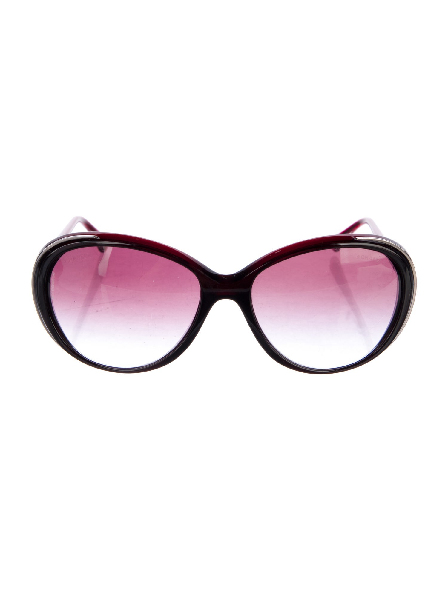Chanel Interlocking CC Logo Cat-Eye Sunglasses