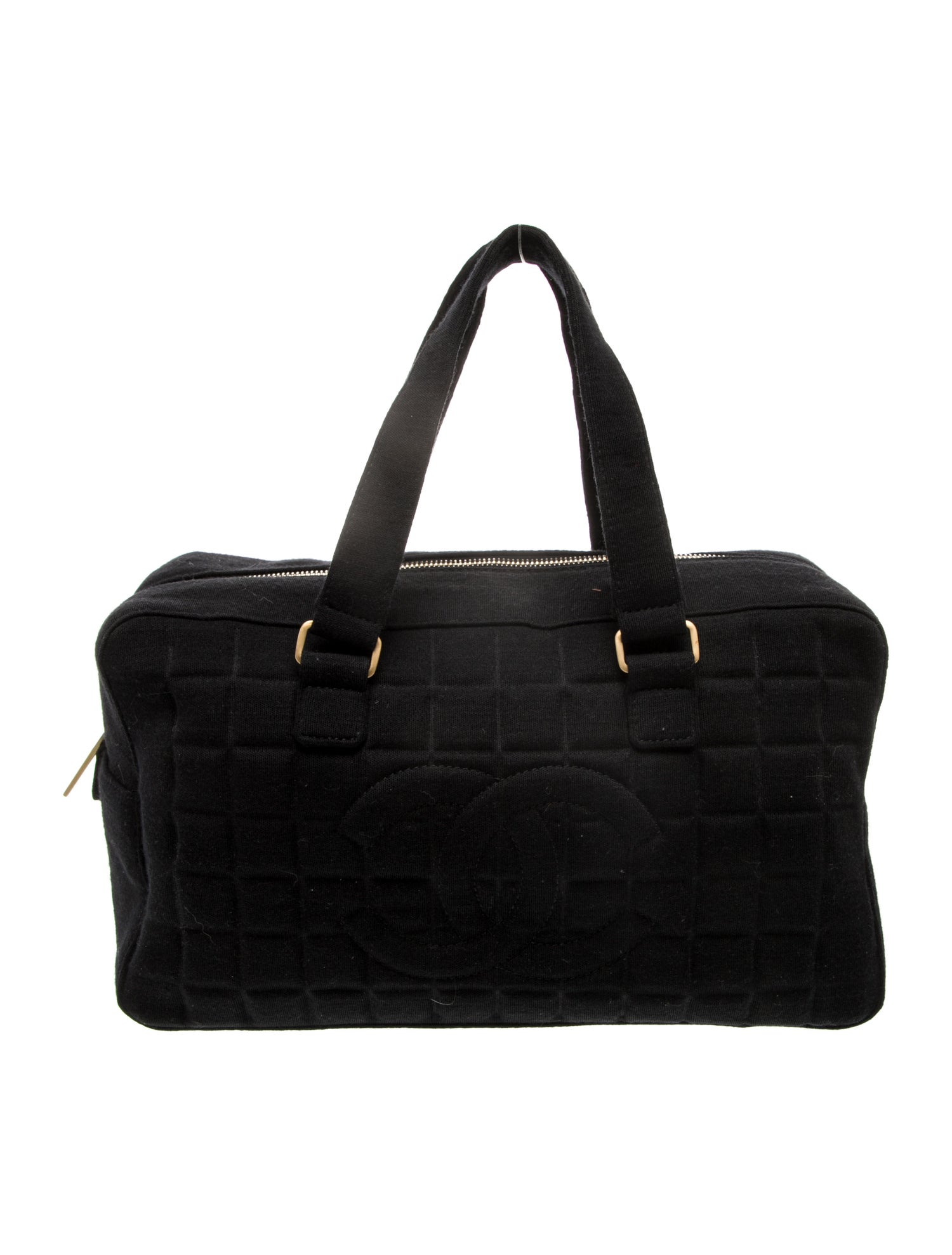 Chanel Jersey Chocolate Bar Tote