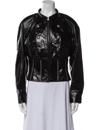 Chanel 2014 Leather Bomber Jacket