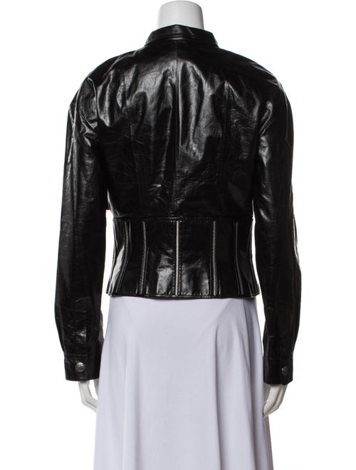 Chanel 2014 Leather Bomber Jacket