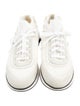 Chanel Interlocking CC Logo Suede Sneakers