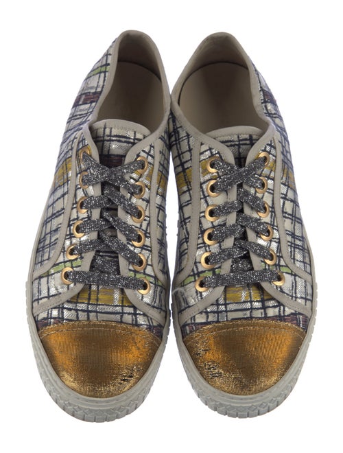 Chanel Interlocking CC Logo Sneakers