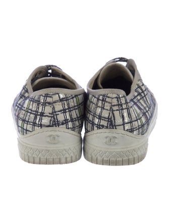 Chanel Interlocking CC Logo Sneakers