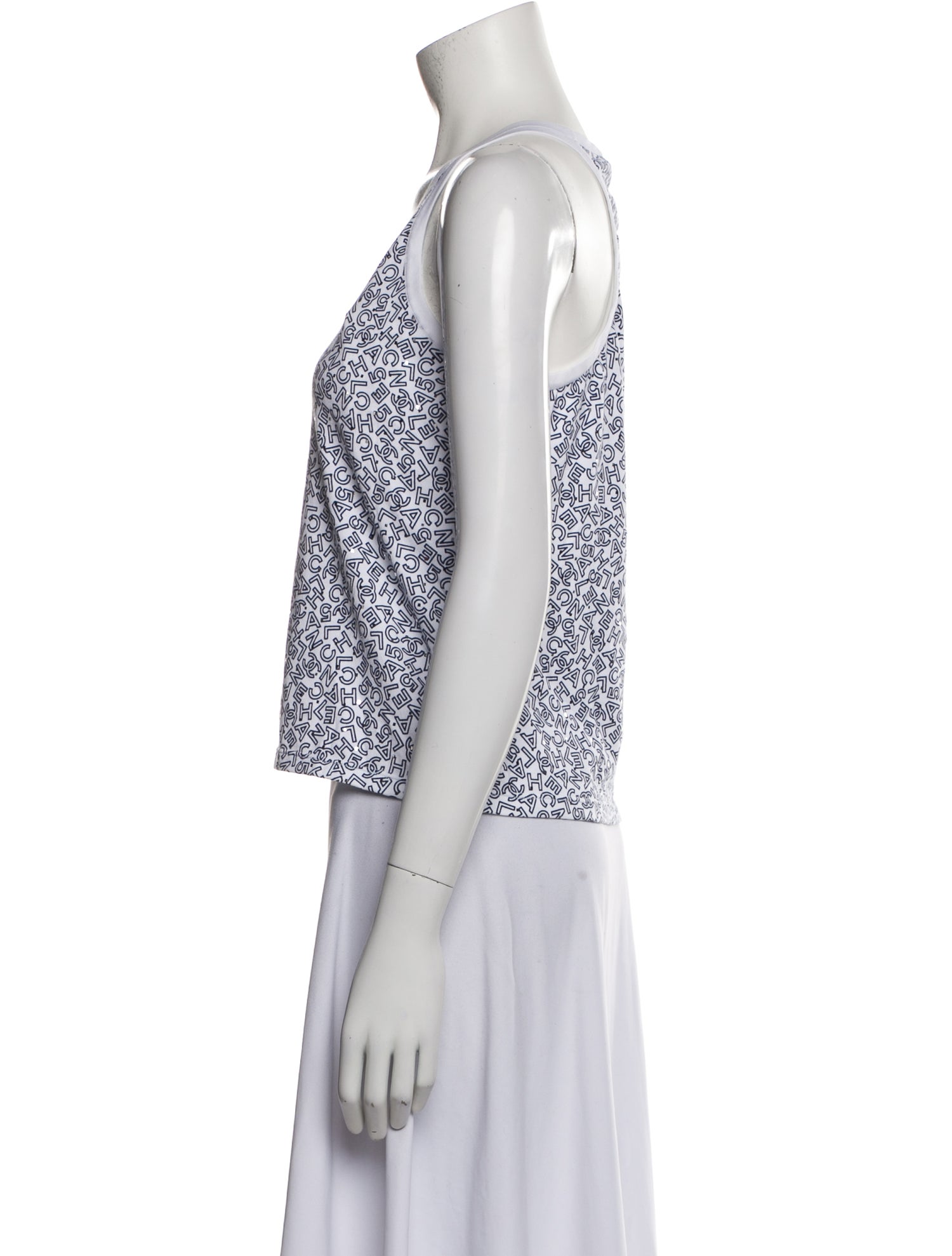 Chanel 2021 Printed Top