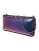 Chanel Metallic Python Chain Around Clutch