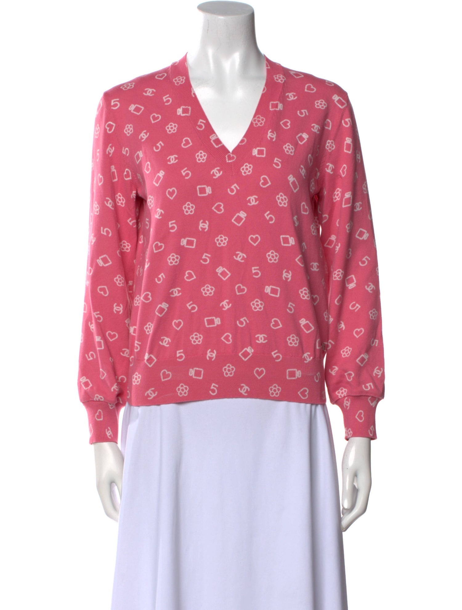 Chanel 2023 Printed Sweater