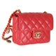 Chanel Leather Coco Pins Mini Flap Bag