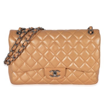 Chanel Crossbody Bags Leather Classic Double Flap Bag Jumbo
