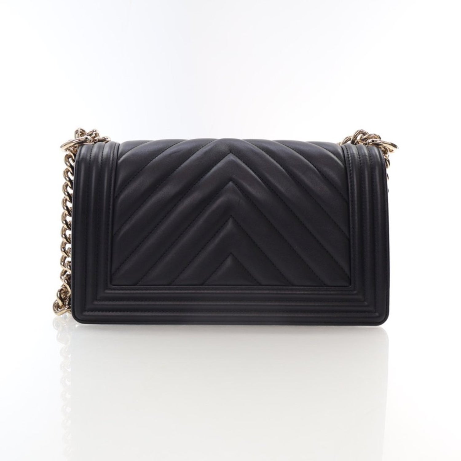 Chanel Interlocking CC Chevron Boy Medium