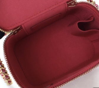 Chanel Interlocking CC Vanity Case With Chain Mini 2021-2022