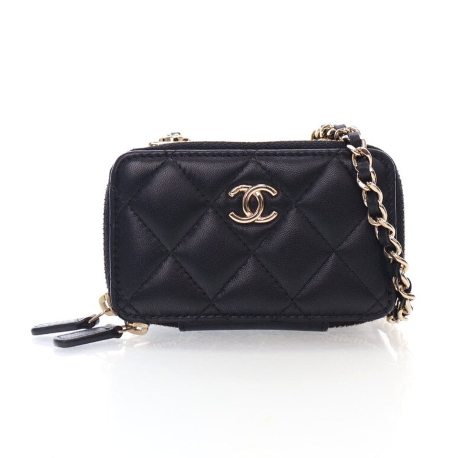 Chanel Interlocking CC Trendy CC Cardholder With Chain Mini
