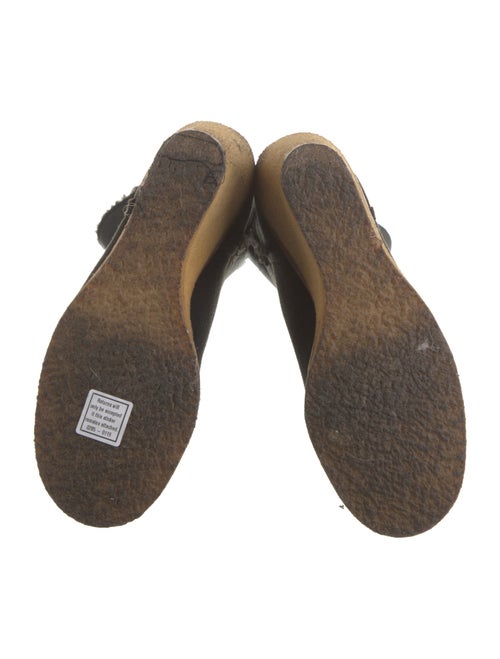 Chanel Interlocking CC Logo Suede Boots