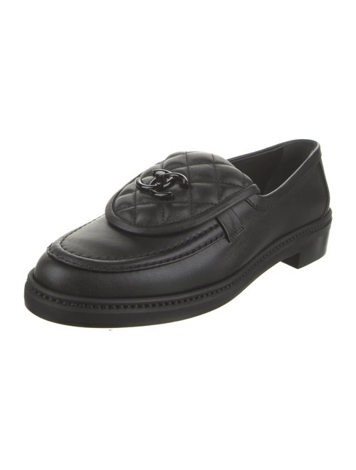 Chanel 2024 Interlocking CC Logo Loafers