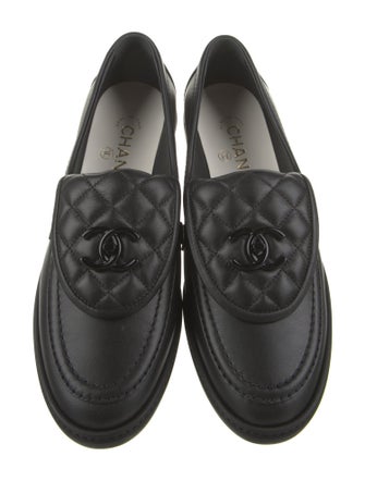 Chanel 2024 Interlocking CC Logo Loafers