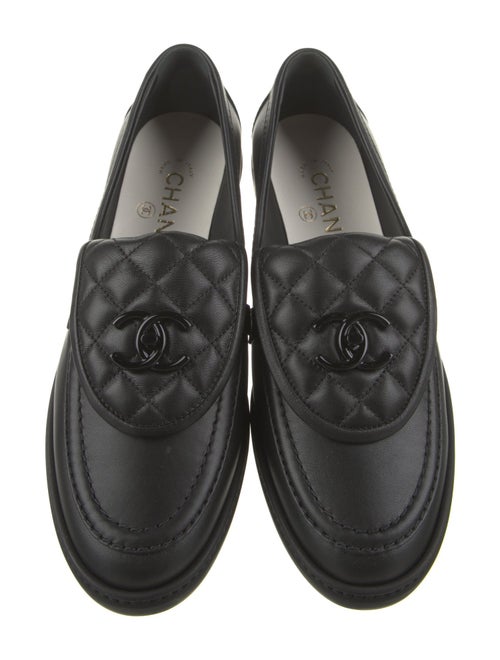 Chanel 2024 Interlocking CC Logo Loafers