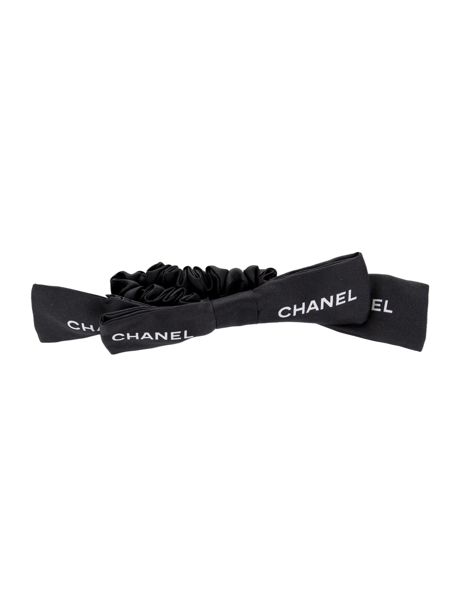 Chanel 2023 Silk Bow Scrunchie w/ Tags