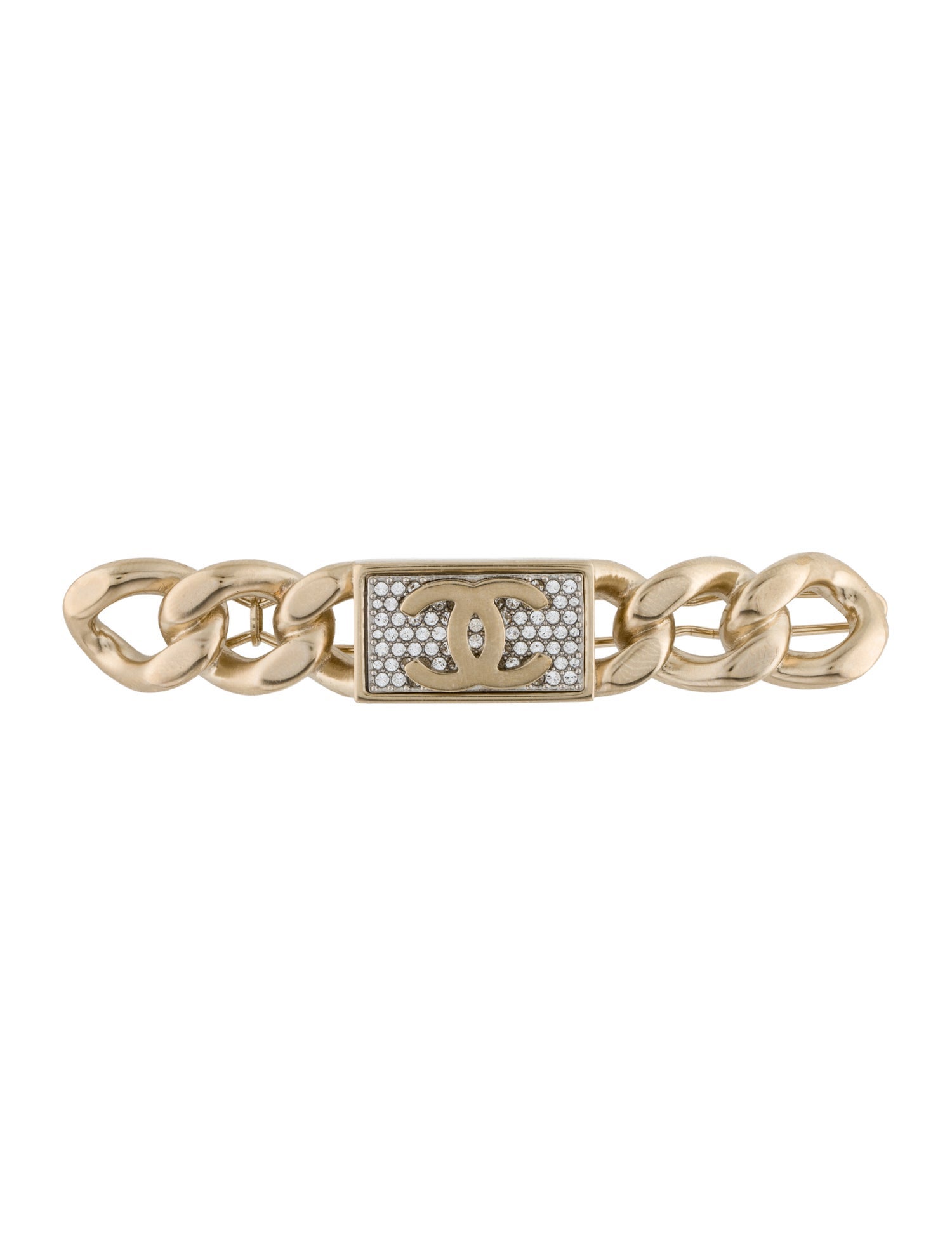 Chanel CC Chain Link Barrette