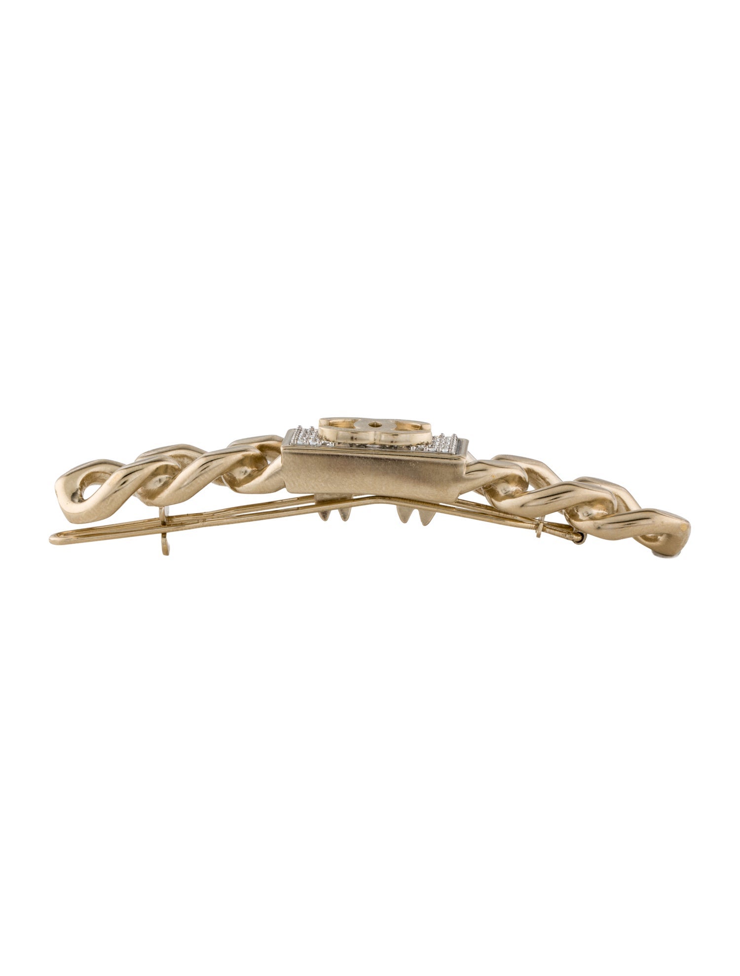 Chanel CC Chain Link Barrette