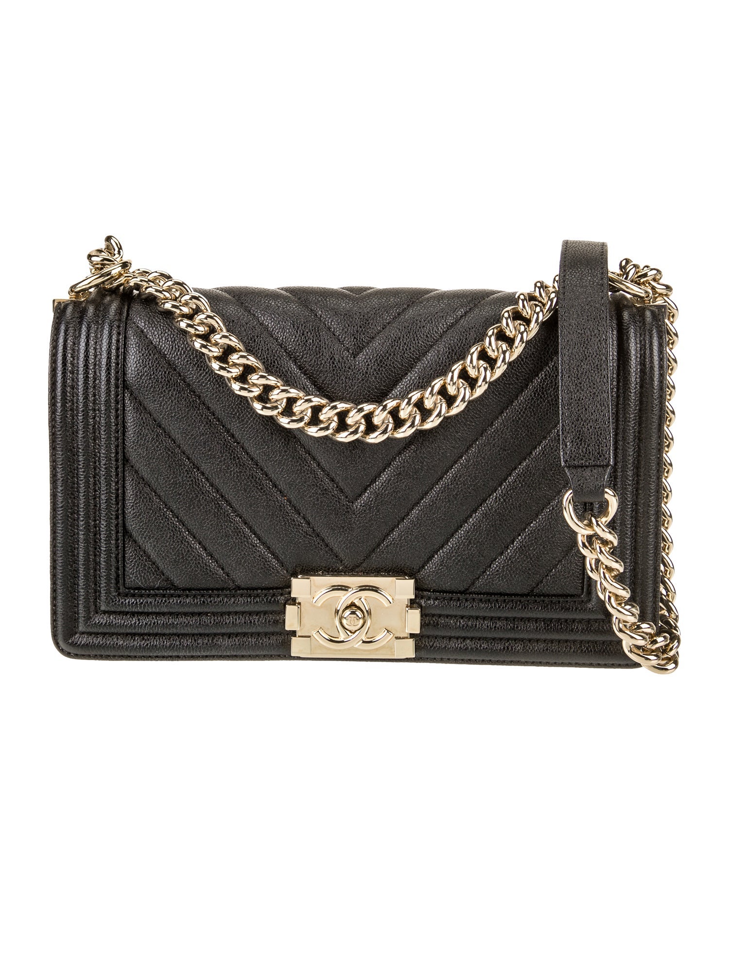 Chanel Medium Chevron Boy Bag