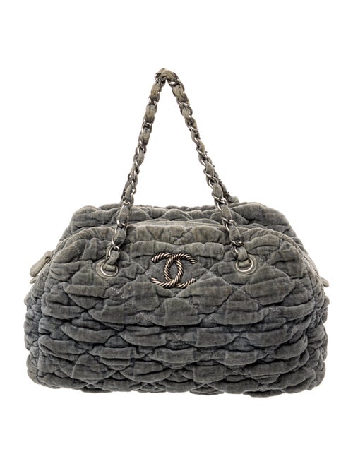 Chanel Classic Bubble Quilt Bowler Bag