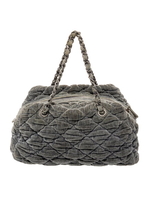 Chanel Classic Bubble Quilt Bowler Bag