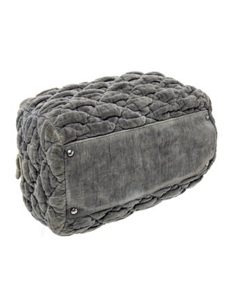 Chanel Classic Bubble Quilt Bowler Bag