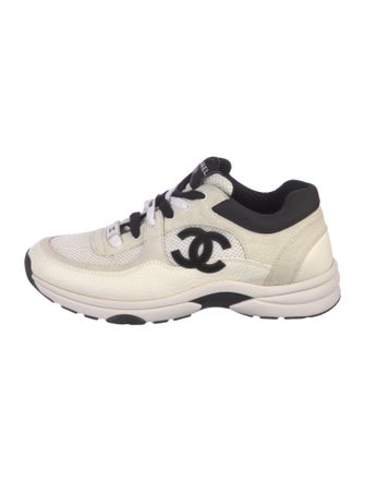 Chanel Interlocking CC Logo Mesh Sneakers