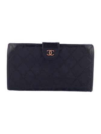 Chanel French Wallet Interlocking CC Logo French Purse