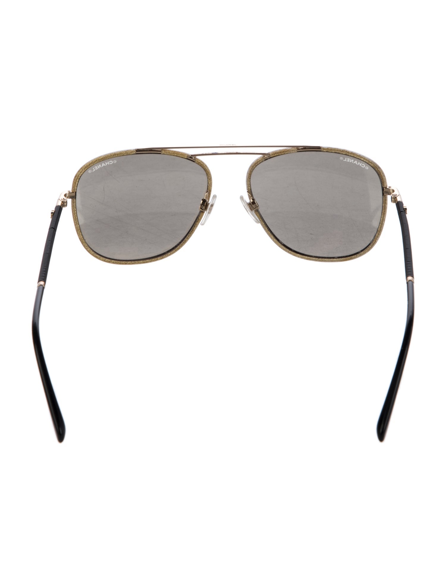 Chanel Interlocking CC Logo Aviator Sunglasses