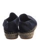 Chanel Interlocking CC Logo Canvas Espadrilles
