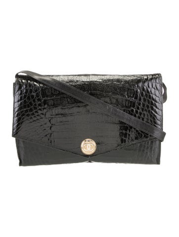 Chanel Shoulder Bags CC Crocodile Bag