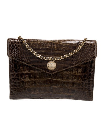 Chanel Shoulder Bags Crocodile Bag