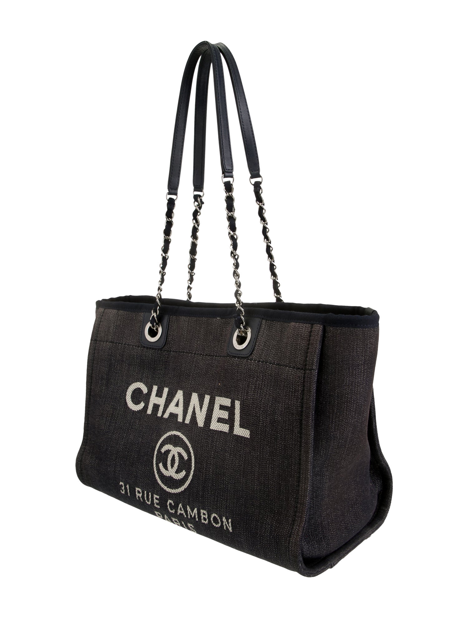 Chanel Small Denim Deauville Tote