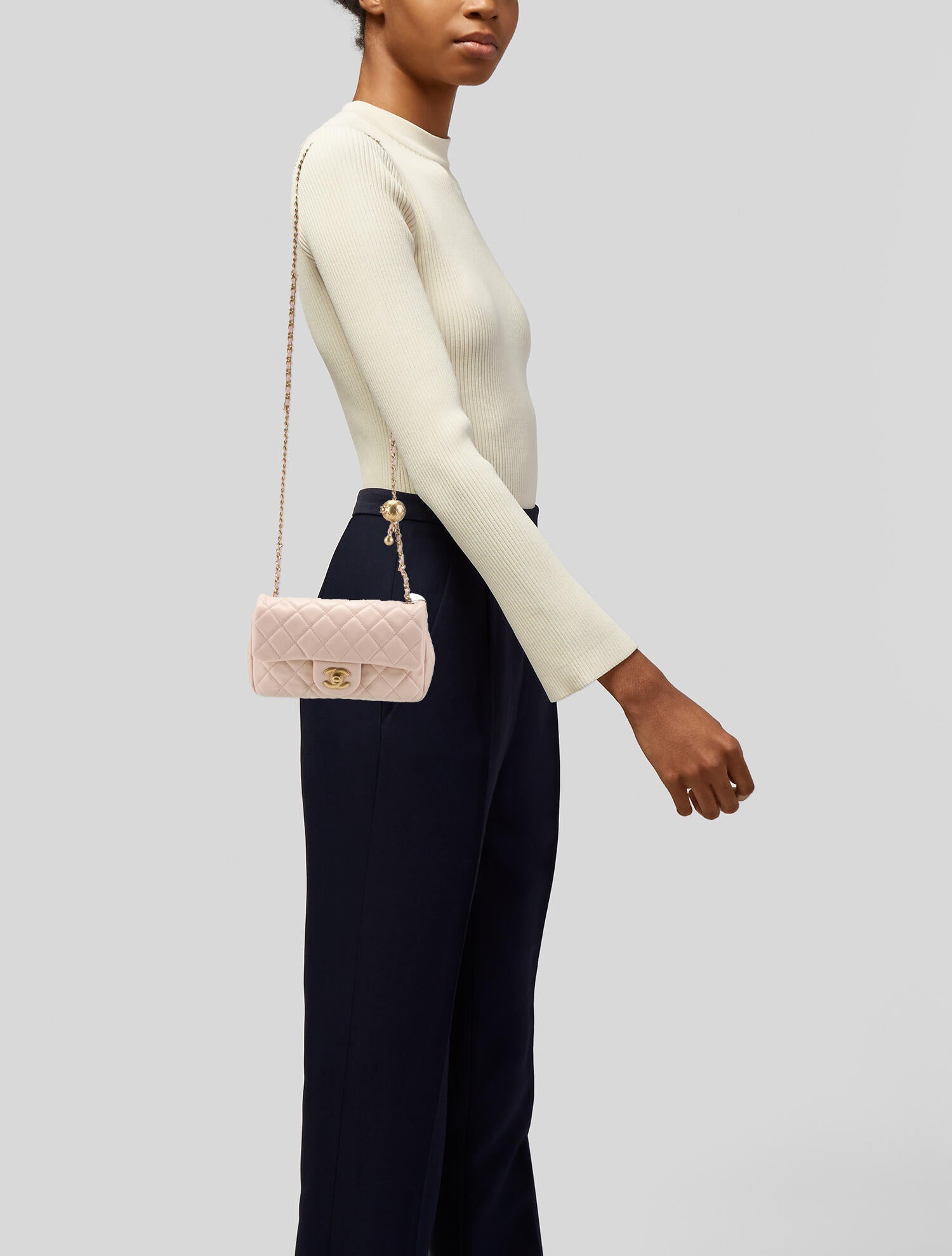 Chanel Rectangular Mini Pearl Crush Flap Bag