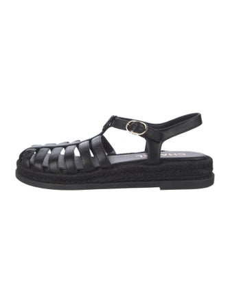 Chanel 2024 Interlocking CC Logo Gladiator Sandals