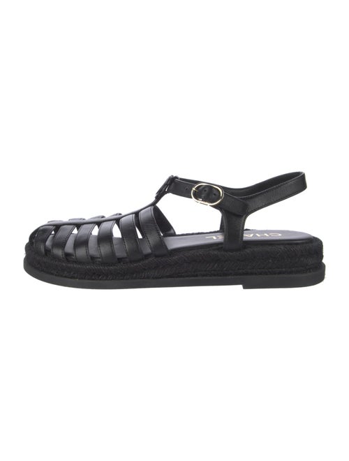 Chanel 2024 Interlocking CC Logo Gladiator Sandals