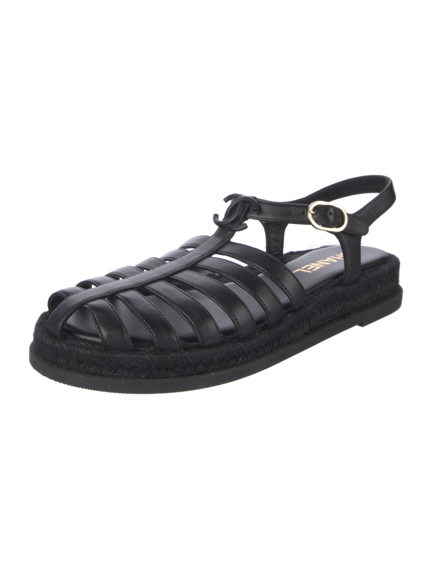 Chanel 2024 Interlocking CC Logo Gladiator Sandals
