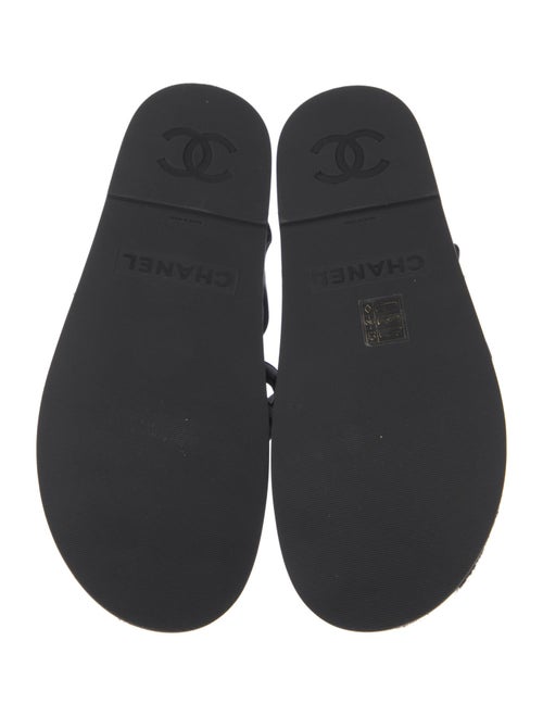 Chanel 2024 Interlocking CC Logo Gladiator Sandals