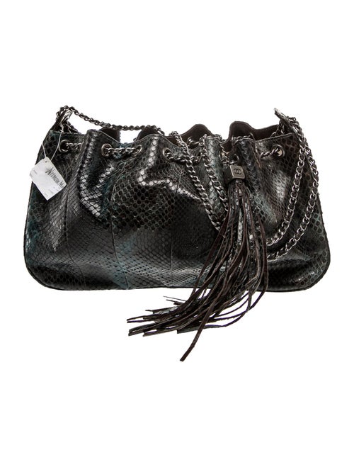 Chanel Python Tassel Shoulder Bag