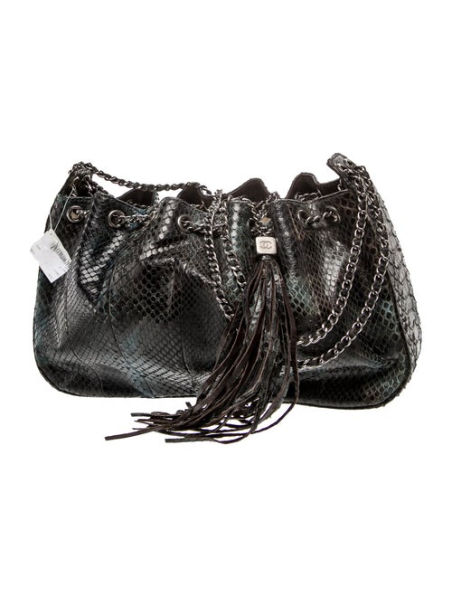 Chanel Python Tassel Shoulder Bag